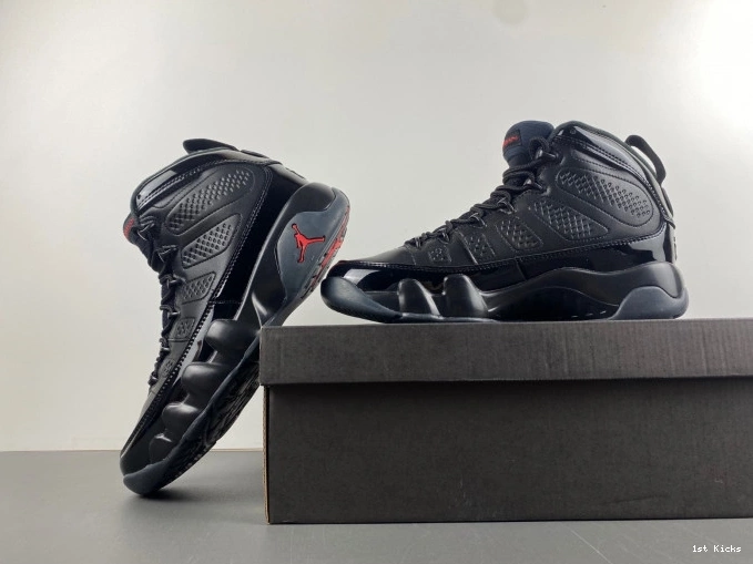 1st Kicks Jordan Patent 302370-014 Air Retro Bred 9 0812